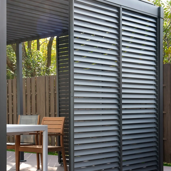 Panel Żaluzjowy Stały 93 cm - Pergola tarasowa MIRADOR Solid 80 i Basic 88 - Antracyt